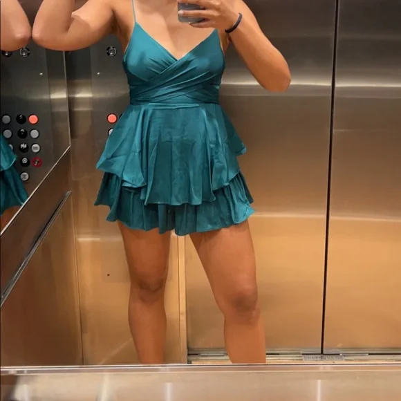 Hello Molly Forest Green Romper - Picture 4 of 4